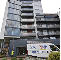 window cleaning - eyebolts and harnesses 